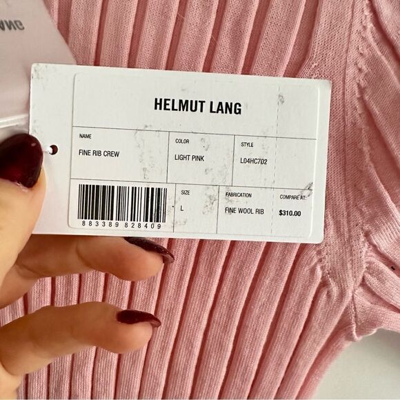 Helmut Lang Fine Rib Knit Top - Picture 5 of 8